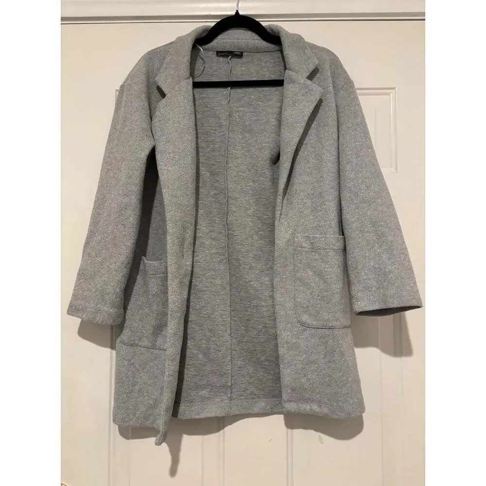 Zara sz S grey cardigan‎ sweater/jacket  #885